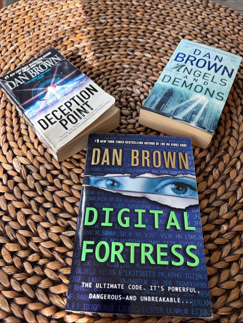 Dan Brown Book Set - #1 NY Times Best Selling Author of The Da Vinci Code